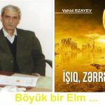 Vahid Rzayevin “İşıq, Zərrə” kitabı